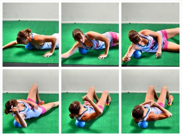 View of Foam Rolling Moves to Alleviate Neck, Shoulder and Upper Back Pain ...