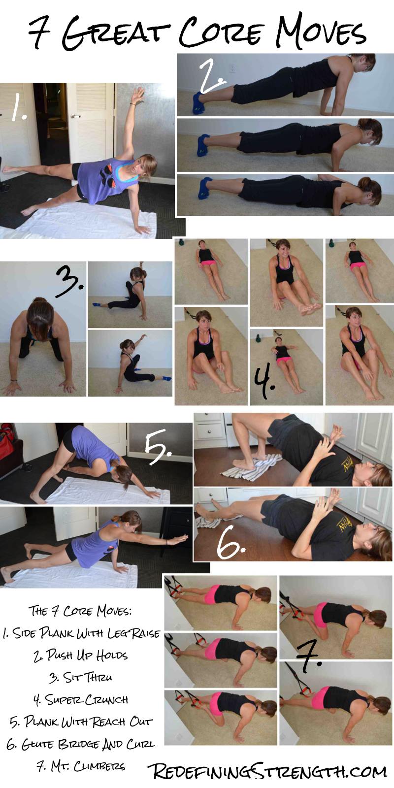 7 Great Core Exercises 