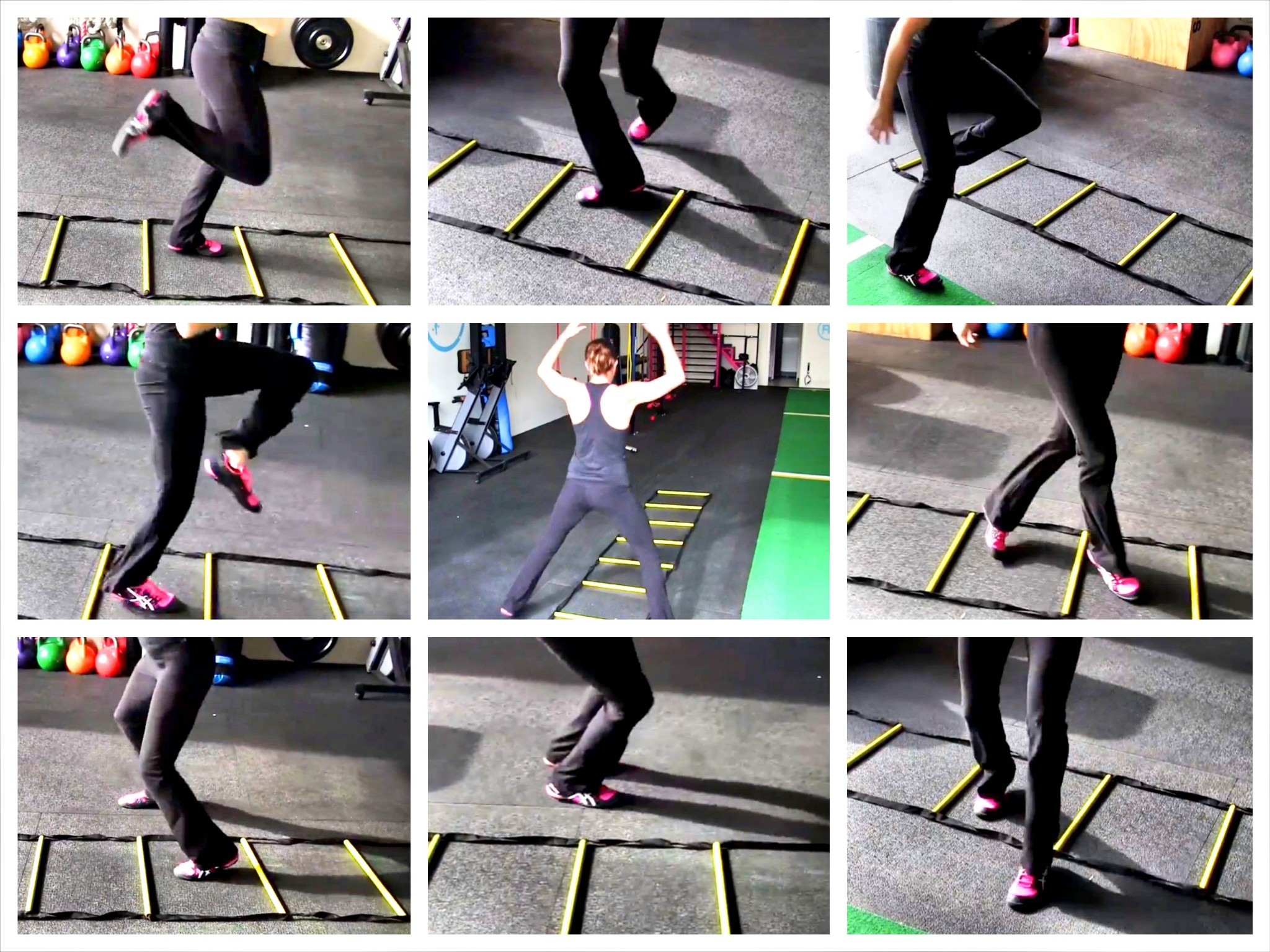 The Speed & Agility Ladder Increases Foot Speed, Balance