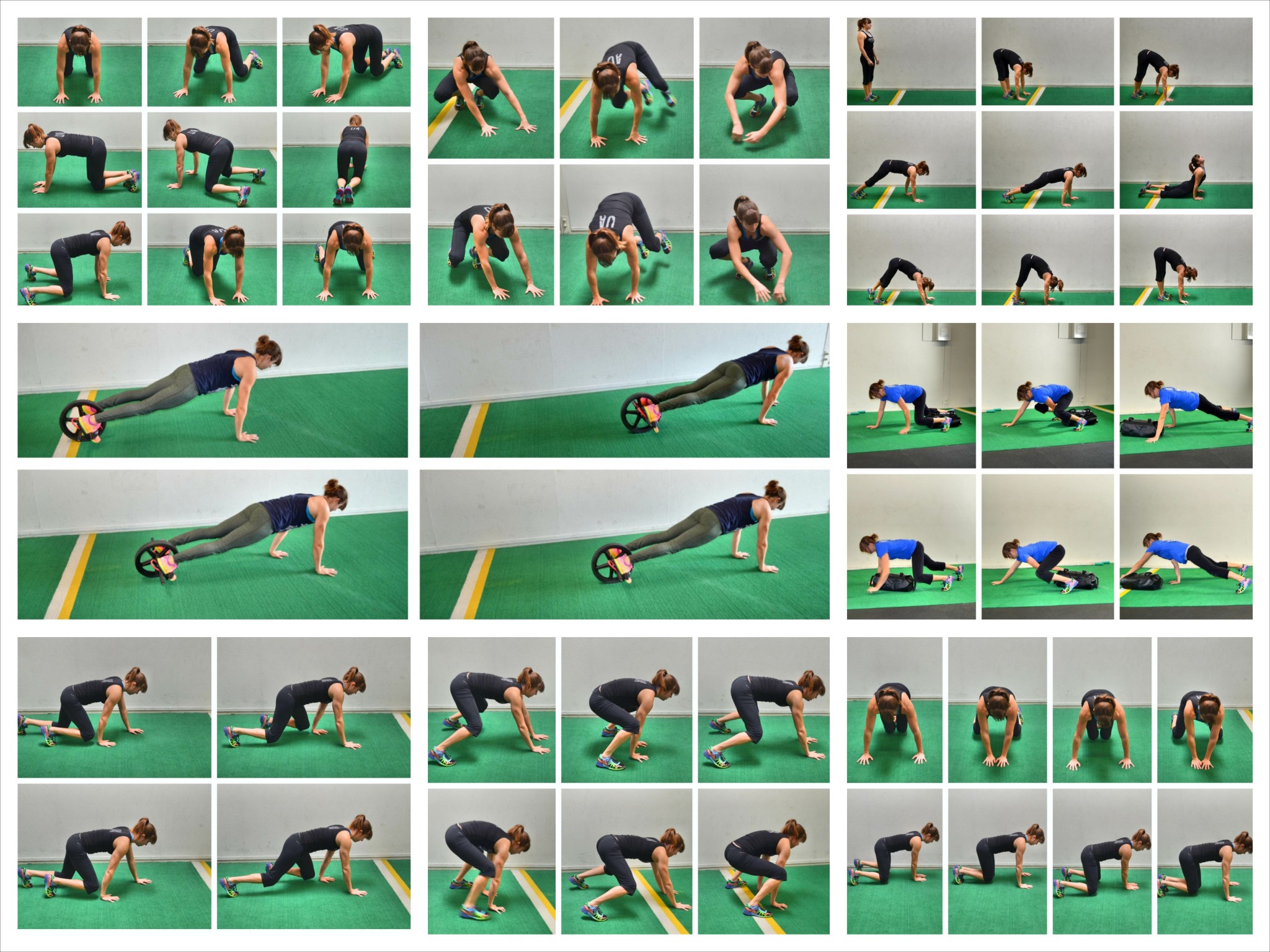 Butt & Hip Exercises Forward Linear Jumps