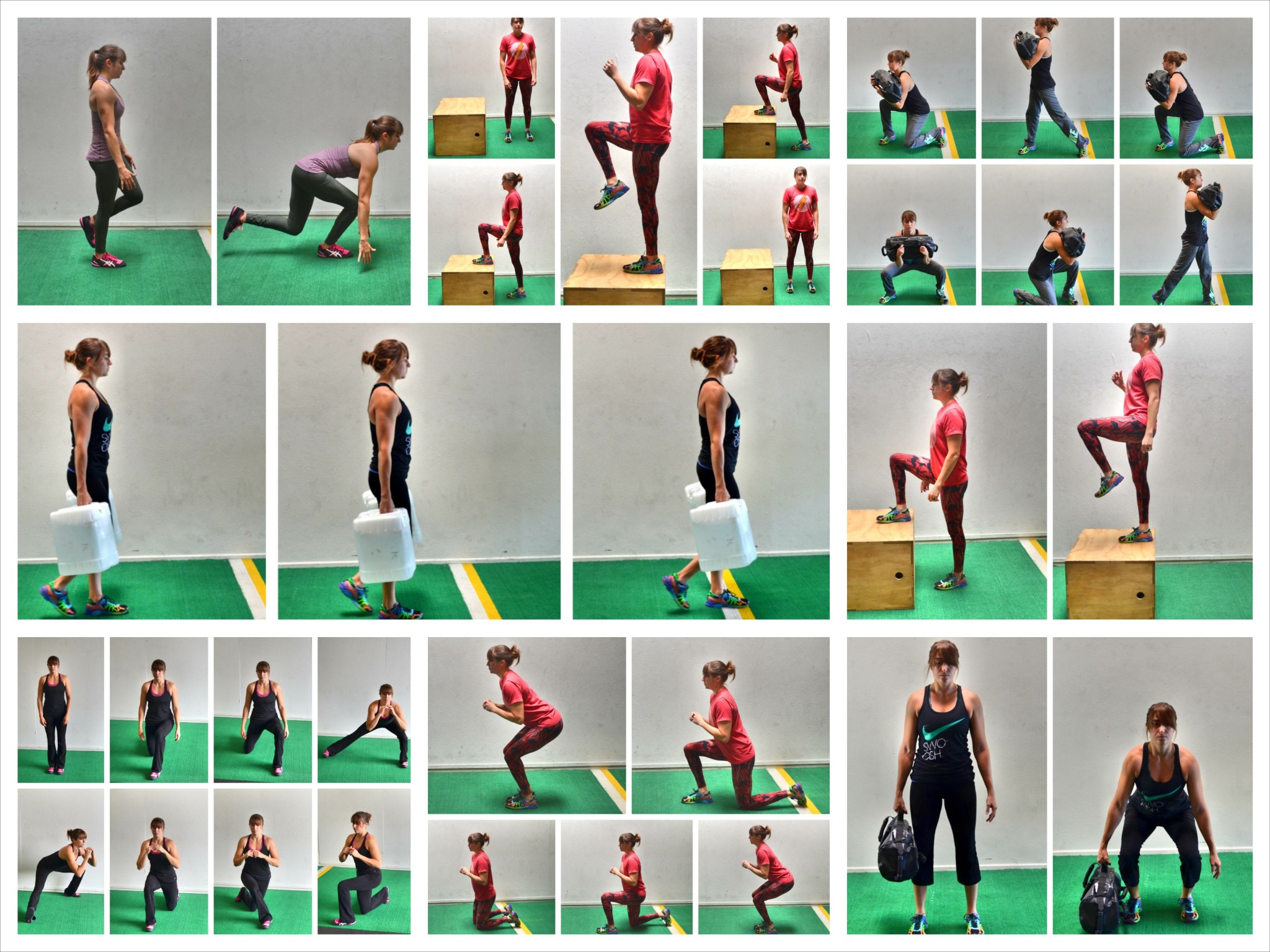 Functional training exercises for everyday movement patterns