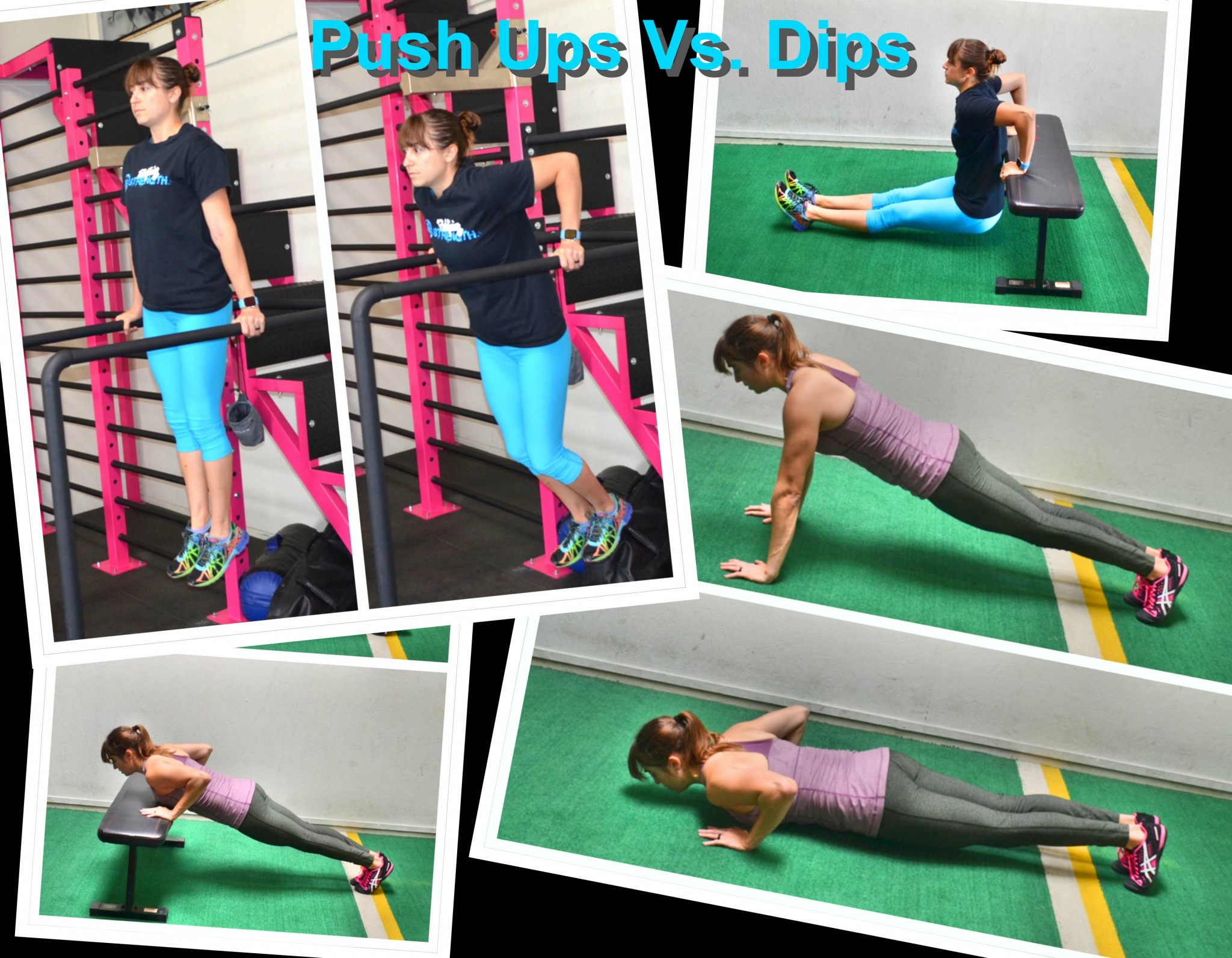 The Push Up Vs. The Dip