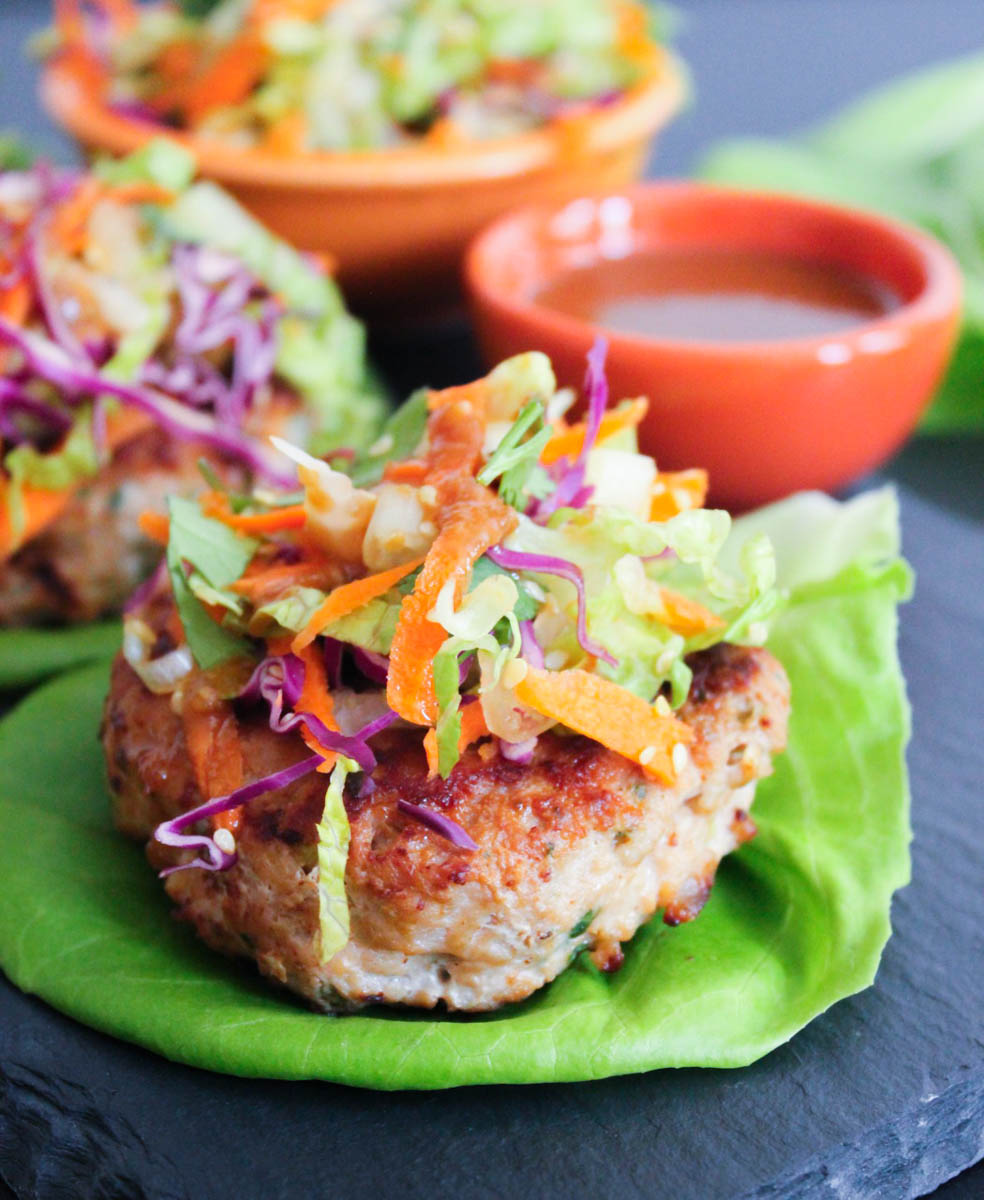 Chinese Chicken Salad Burgers Redefining Strength