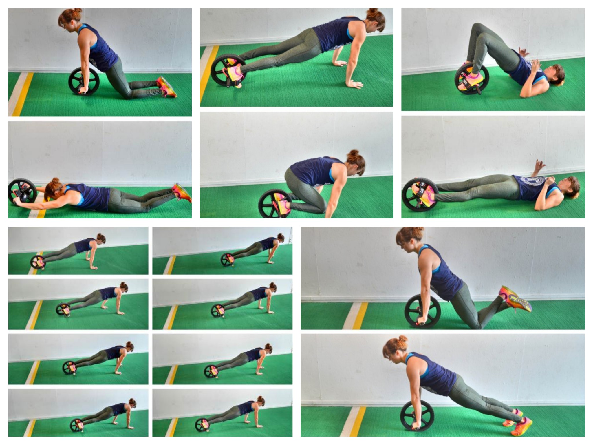 ab roller feet