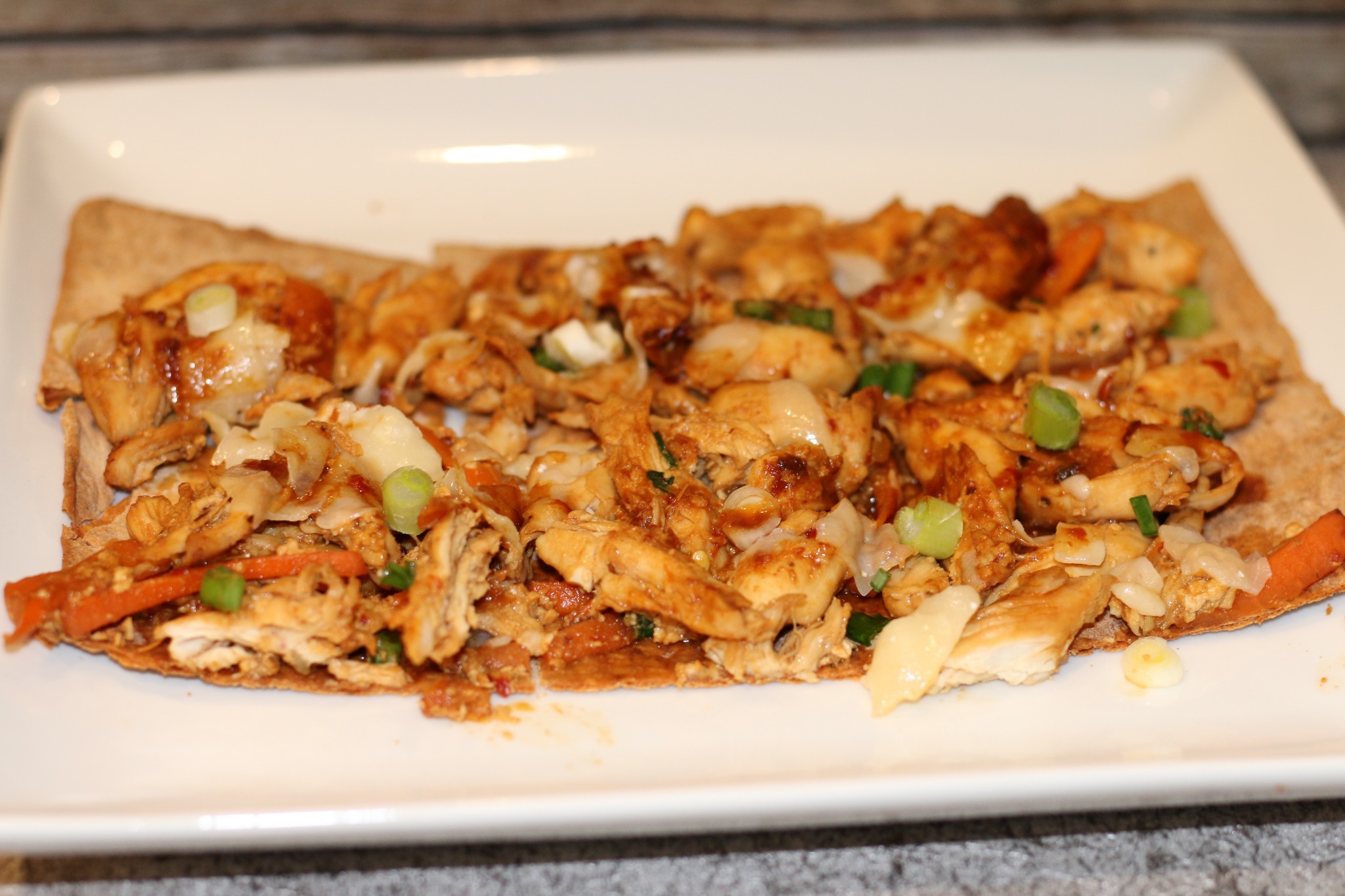 The Macro-Friendly Thai Chicken Pizza